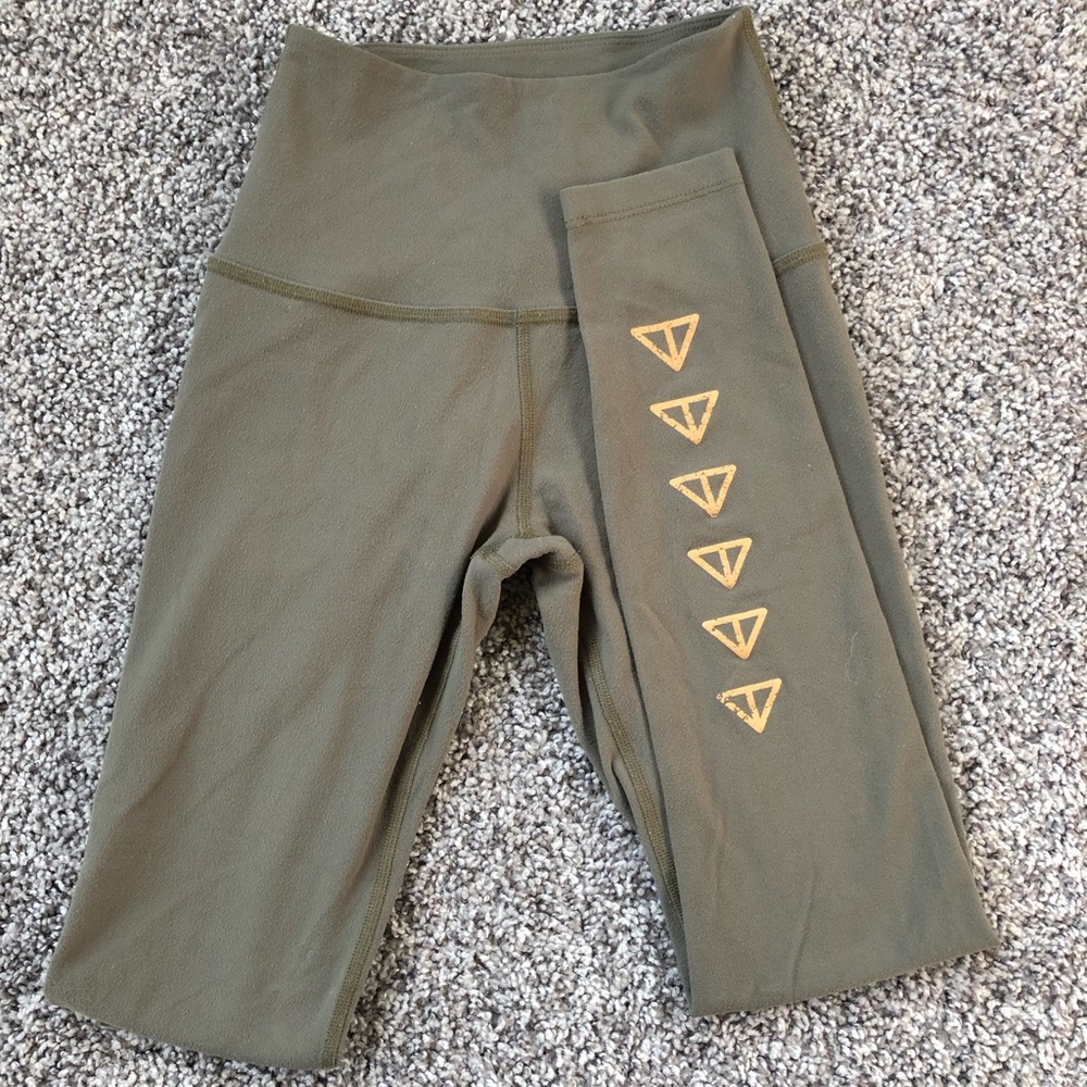 Beyond Yoga X Parks Apparel Leggings Khaki XS